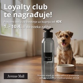 Loyalty club nagrađuje članove bocom za životinje